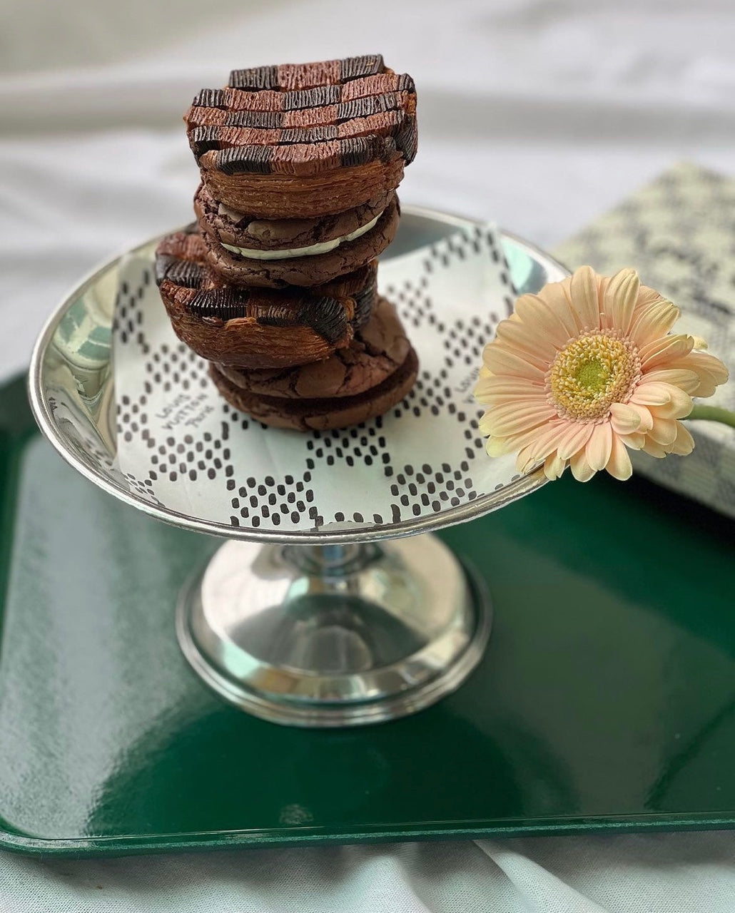 Pewter Dessert Stand