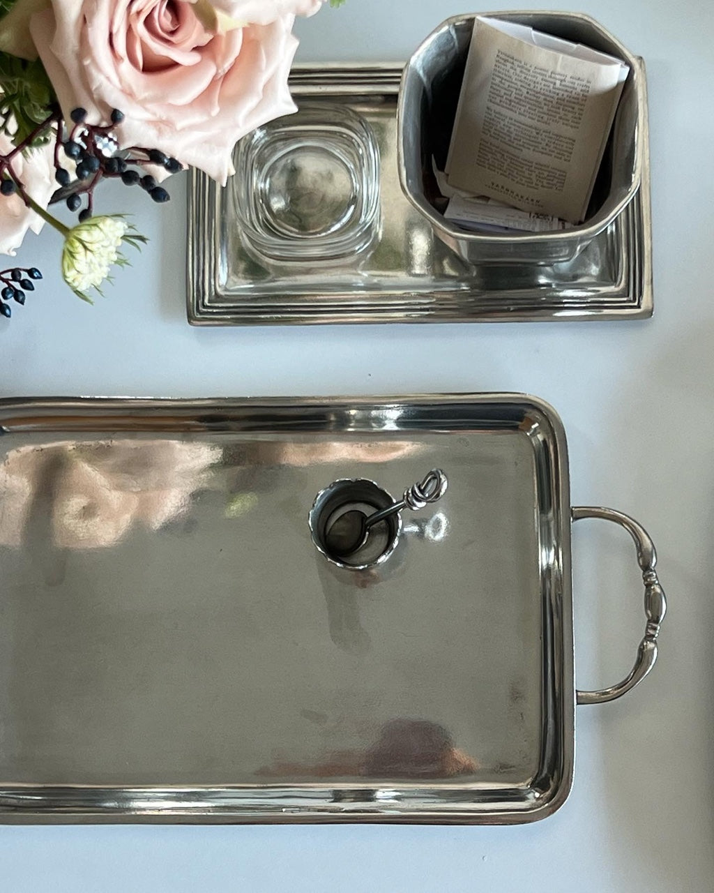 Mini Rectangle Handle Tray