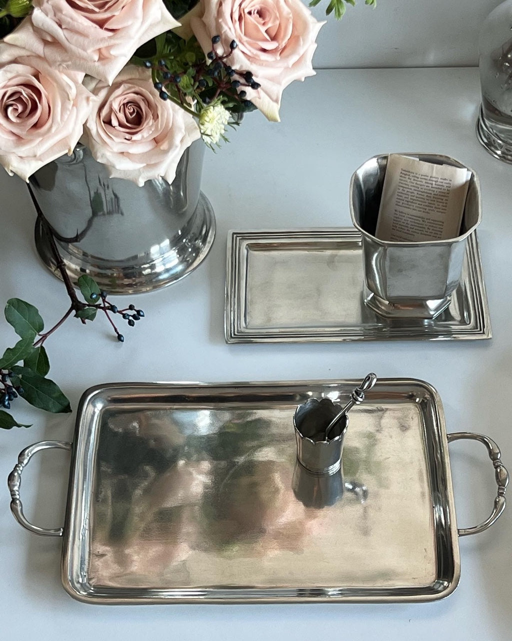 Mini Rectangle Handle Tray