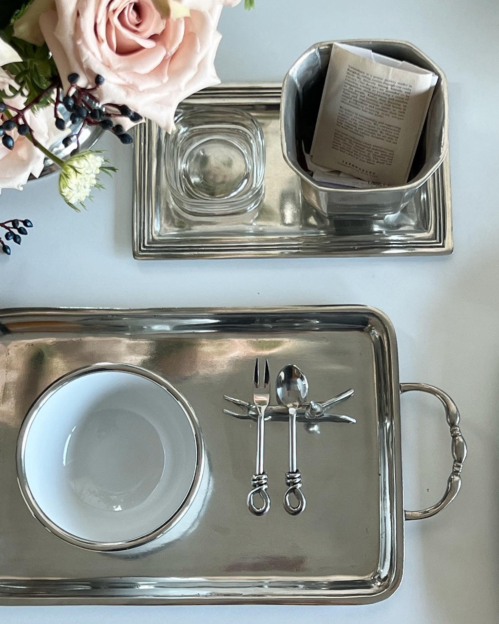 Mini Rectangle Handle Tray