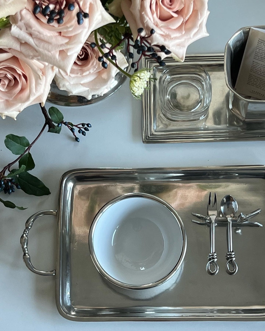 Mini Rectangle Handle Tray