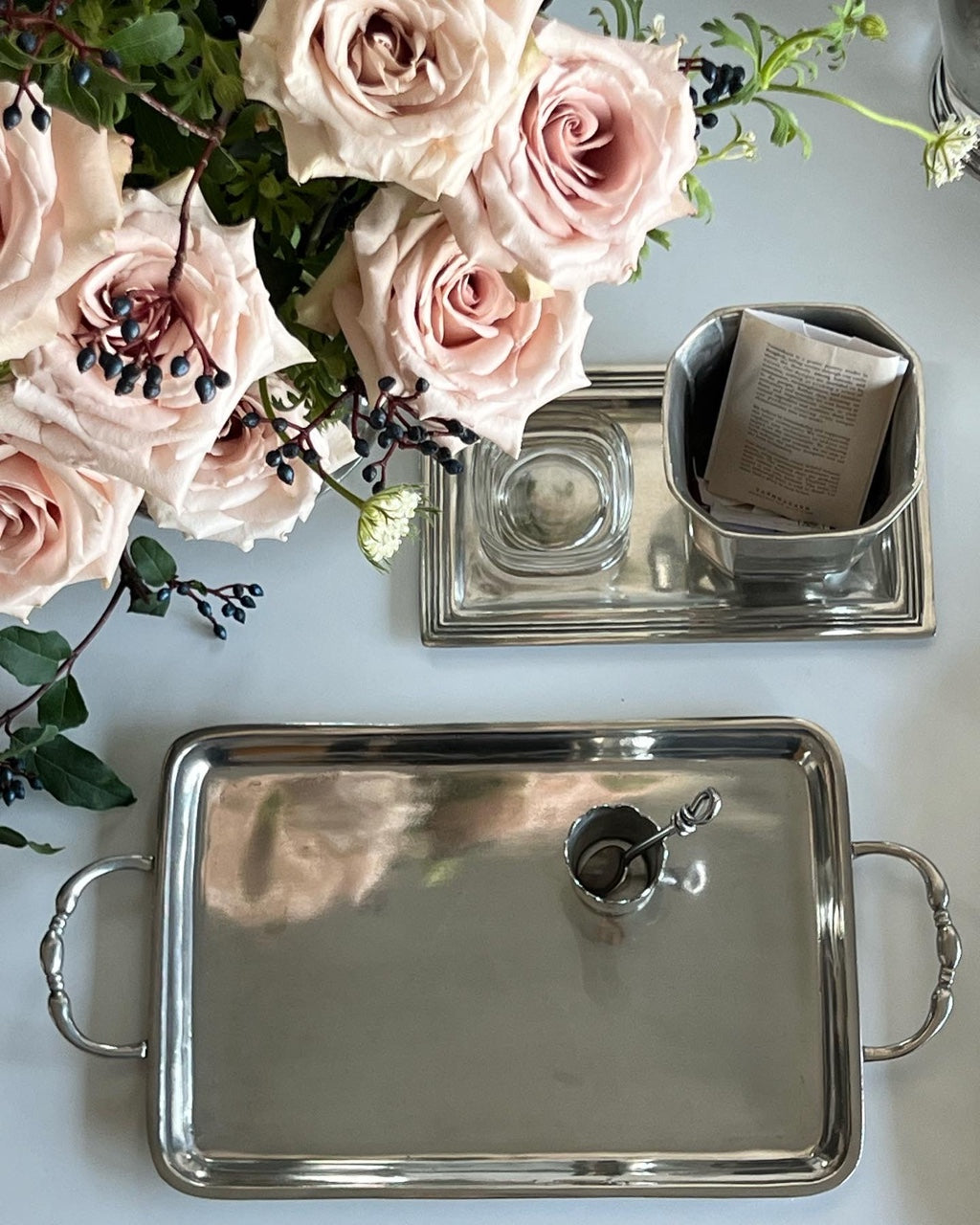 Mini Rectangle Handle Tray