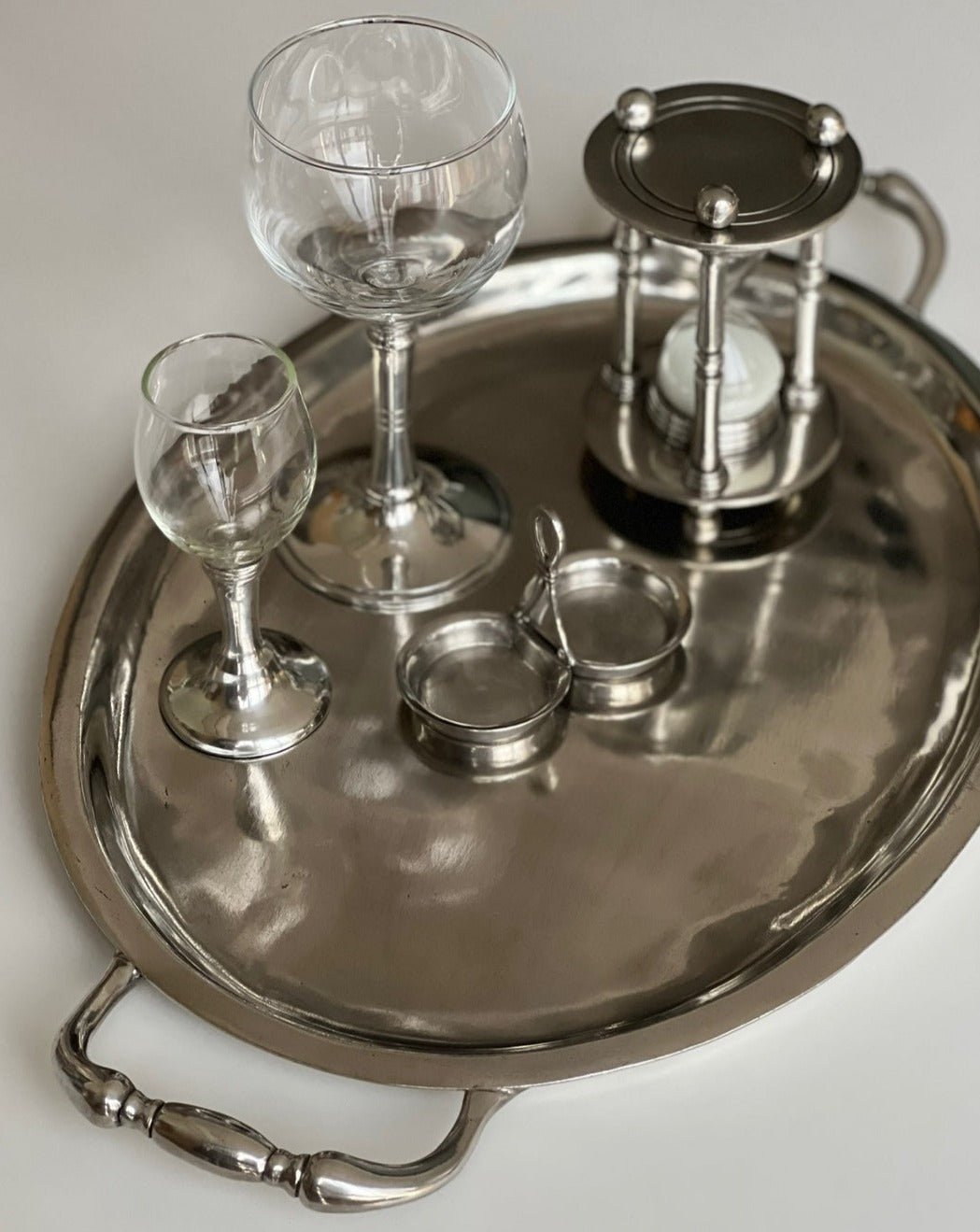 Oval Handle Tray